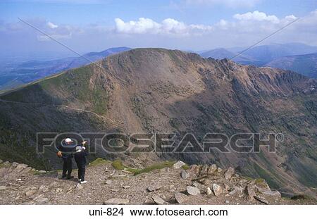 Couple Admiring View Snowdonia National Park Wales UK View Large Photo Image Picture - Couple Admiring View Snowdonia National Park Wales UK. Fotosearch