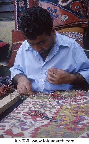 Craftsman Sewing Carpet Istanbul Turkey View Large Photo Image Stock Image - Craftsman Sewing Carpet Istanbul Turkey. Fotosearch