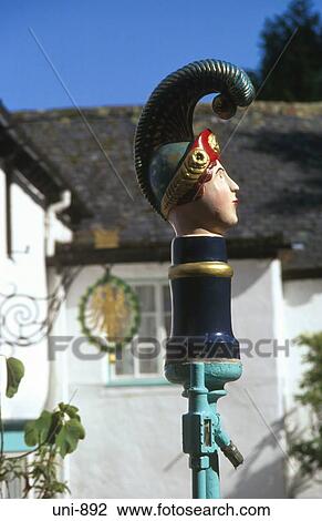 Stock Image - Decorated Tap Portmeirion Wales UK. Fotosearch