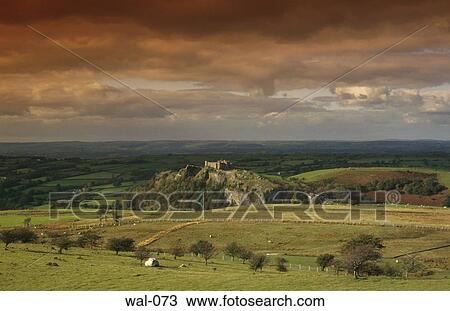 Distant View of Carreg Cennen Castle Wales View Large Photo Image Stock Image - Distant View of Carreg Cennen Castle Wales. Fotosearch