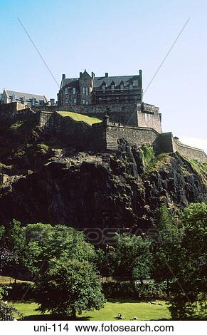 Edinburgh Castle Scotland View Large Photo Image Picture - Edinburgh Castle Scotland. Fotosearch