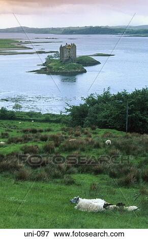Eilean Donan Castle on Island in Loch Scotland View Large Photo Image Stock Photo - Eilean Donan Castle on Island in Loch Scotland. Fotosearch
