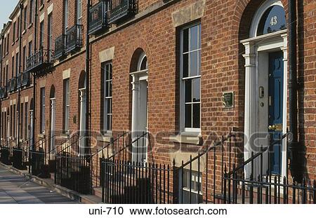 Expensive Town House Terrace Liverpool UK View Large Photo Image Stock Image - Expensive Town House Terrace Liverpool UK. Fotosearch