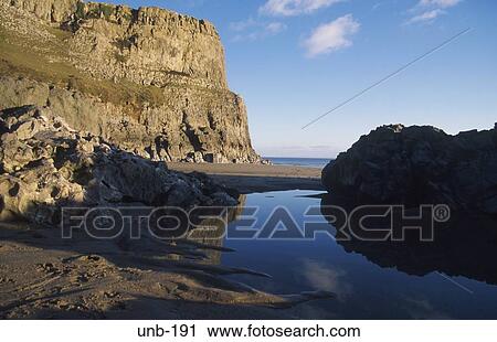 Fall Bay The Gower Wales UK View Large Photo Image Stock Image - Fall Bay The Gower Wales UK. Fotosearch