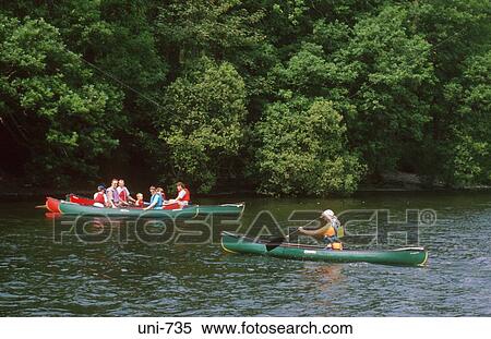 Family Group in Canoes Windermere UK View Large Photo Image Stock Photography - Family Group in Canoes Windermere UK. Fotosearch