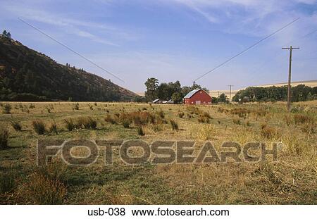Stock Photo - Farmhouse in Rural Washington State USA. Fotosearch