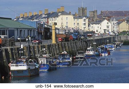 Fishing Boats in Harbour Aberystwyth Wales UK View Large Photo Image Picture - Fishing Boats in Harbour Aberystwyth Wales UK. Fotosearch