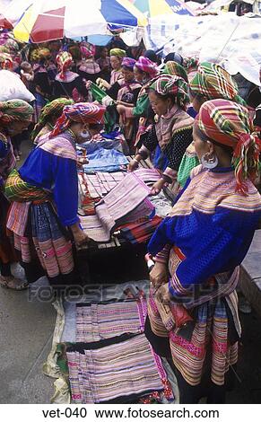 Flower H'mong Women Vietnam Asia View Large Photo Image Stock Image - Flower H'mong Women Vietnam Asia. Fotosearch