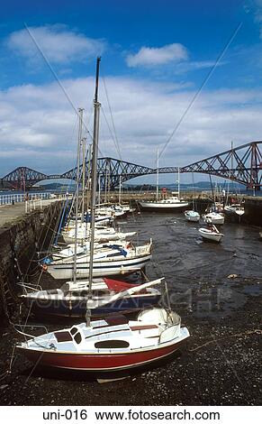 Forth Rail Bridge and Boats Queensferry Scotland View Large Photo Image Stock Photograph - Forth Rail Bridge and Boats Queensferry Scotland. Fotosearch