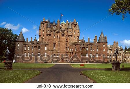 Stock Photo - Glamis Castle Dundee Scotland. Fotosearch