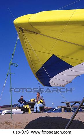 Hang Glider by Truck Monterey California USA View Large Photo Image Stock Image - Hang Glider by Truck Monterey California USA. Fotosearch