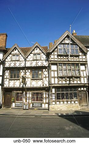 Stock Image - Harvard House Stratford upon Avon Warwickshire UK. Fotosearch