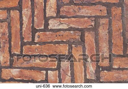 Herringbone Brick Pattern in Wall UK View Large Photo Image Stock Photograph - Herringbone Brick Pattern in Wall UK. Fotosearch