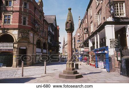 High Cross Chester UK View Large Photo Image Stock Image - High Cross Chester UK. Fotosearch
