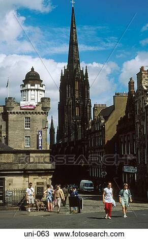 High Gothic Church Tower Scotland View Large Photo Image Stock Image - High Gothic Church Tower Scotland. Fotosearch
