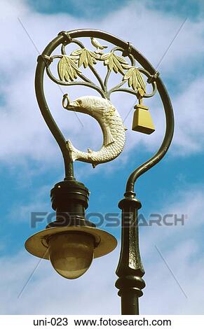 Ironwork Street Lamp Edinburgh View Large Photo Image Stock Image - Ironwork Street Lamp Edinburgh. Fotosearch