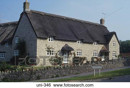 Larg Thatched Cottage Dorset UK View Large Photo Image Stock Photograph - Larg Thatched Cottage Dorset UK. Fotosearch