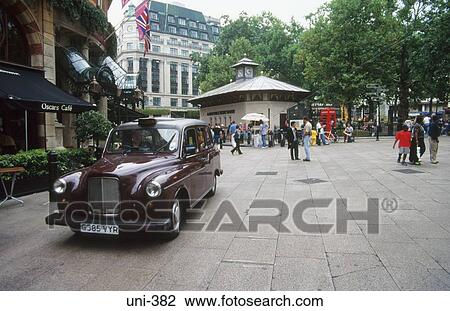 London Cab Outside Hotel London UK View Large Photo Image Stock Image - London Cab Outside Hotel London UK. Fotosearch