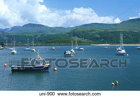 Mawddach Estuary Barmouth Bay Wales UK View Large Photo Image Stock Image - Mawddach Estuary Barmouth Bay Wales UK. Fotosearch