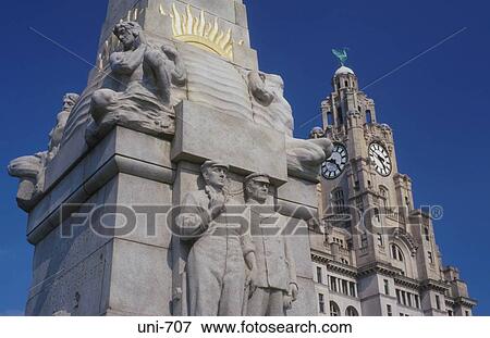 Mechant Marine Memorial Liverpool UK View Large Photo Image Stock Photo - Mechant Marine Memorial Liverpool UK. Fotosearch