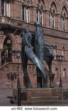 Modern Art Sculpture Chester Town Hall UK View Large Photo Image Stock Image - Modern Art Sculpture Chester Town Hall UK. Fotosearch