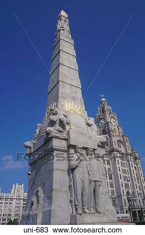 Monument to Merchant Mariners Liverpool UK View Large Photo Image Stock Image - Monument to Merchant Mariners Liverpool UK. Fotosearch