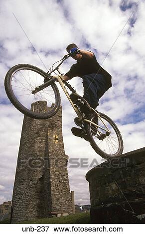 Mountain Biking Aberystwyth Wales UK View Large Photo Image Stock Photo - Mountain Biking Aberystwyth Wales UK. Fotosearch