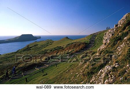 Mountains by Sea (Wales) View Large Photo Image Stock Photo - Mountains by Sea (Wales). Fotosearch