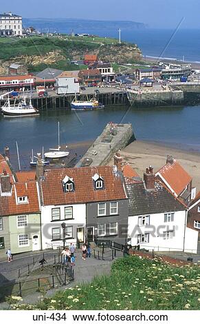 Mouth of River Esk Whitby UK View Large Photo Image Picture - Mouth of River Esk Whitby UK. Fotosearch