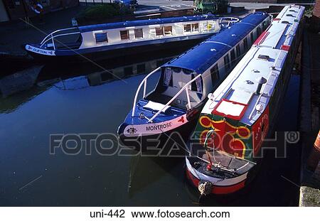 Narrow Boats in Welshpool Canal Wales View Large Photo Image Stock Image - Narrow Boats in Welshpool Canal Wales. Fotosearch