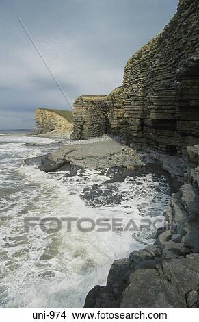 Nash Point Wales UK View Large Photo Image Picture - Nash Point Wales UK. Fotosearch