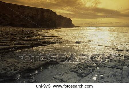 Stock Image - Nash Point Wales UK. Fotosearch