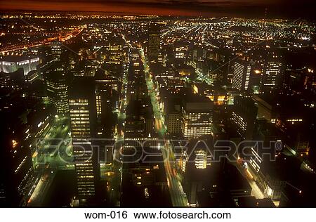 Night View of Johannesburg South Africa View Large Photo Image Stock Photograph - Night View of Johannesburg South Africa. Fotosearch