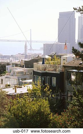 North Beach and Bay Bridge Los Angeles USA View Large Photo Image Stock Photo - North Beach and Bay Bridge Los Angeles USA. Fotosearch