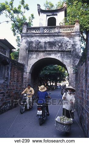 Stock Photo - Old East Gate Hanoi Vietnam. Fotosearch