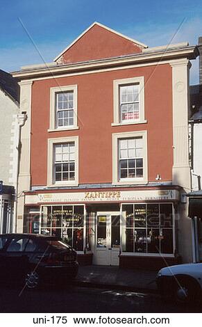 Stock Photography - Old Fashioned High Street Shop Cowbridge Wales. Fotosearch