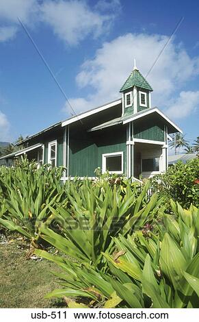 Old Gospel Hall Swanzy Oahu Hawaii USA View Large Photo Image Stock Image - Old Gospel Hall Swanzy Oahu Hawaii USA. Fotosearch