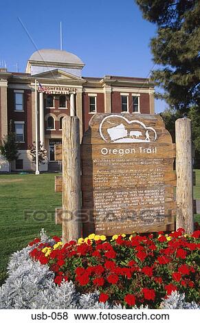 Oregon Trail Information Board Milton Freewater USA View Large Photo Image Stock Photo - Oregon Trail Information Board Milton Freewater USA. Fotosearch