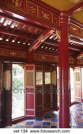 Ornate Interior Tomb of Minh Mang Vietnam View Large Photo Image Picture - Ornate Interior Tomb of Minh Mang Vietnam. Fotosearch