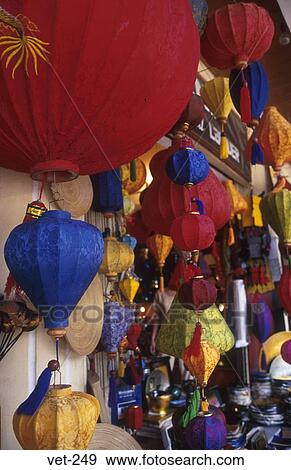 Paper Lanterns Hanoi Vietnam View Large Photo Image Stock Photo - Paper Lanterns Hanoi Vietnam. Fotosearch