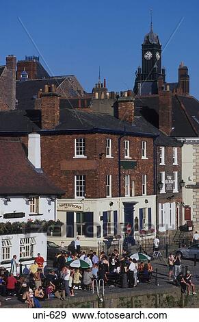 People Outside Busy Pub York UK View Large Photo Image Stock Photo - People Outside Busy Pub York UK. Fotosearch
