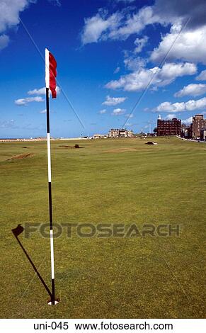 Pin on St Andrews Golf Course Scotland View Large Photo Image Stock Photography - Pin on St Andrews Golf Course Scotland. Fotosearch