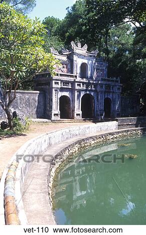 Pond at the Tu Hieu Pagoda Monastery Vietnam View Large Photo Image Stock Image - Pond at the Tu Hieu Pagoda Monastery Vietnam. Fotosearch