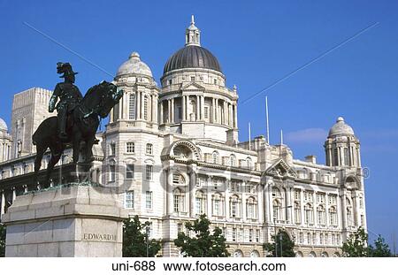 Port of Liverpool Building UK View Large Photo Image Stock Photo - Port of Liverpool Building UK. Fotosearch