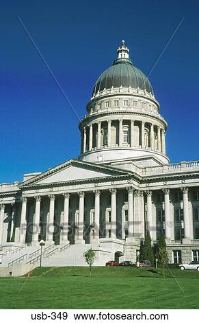 Portico and Dome Utah State Capital USA View Large Photo Image Stock Photo - Portico and Dome Utah State Capital USA. Fotosearch