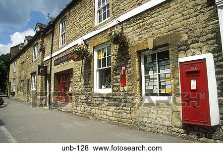 Post Box in Wall Stow on the Wold Gloucestershire UK View Large Photo Image Stock Photo - Post Box in Wall Stow on the Wold Gloucestershire UK. Fotosearch