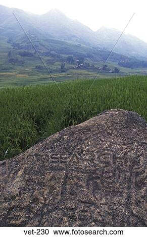 Prehistoric Rock Carvings Sapa Vietnam View Large Photo Image Stock Image - Prehistoric Rock Carvings Sapa Vietnam. Fotosearch
