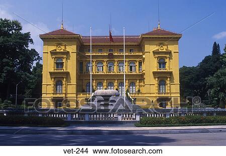 Picture - Presidential Palace Hanoi Vietnam. Fotosearch