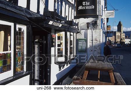Pub in Welshpool Town Centre Wales View Large Photo Image Stock Photo - Pub in Welshpool Town Centre Wales. Fotosearch