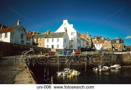 Quayside Buildings of Fishing Village Scotland View Large Photo Image Stock Photograph - Quayside Buildings of Fishing Village Scotland. Fotosearch